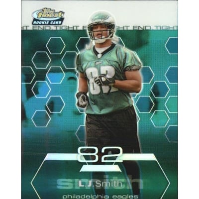 2003 Finest Refractors #73 L.J. Smith