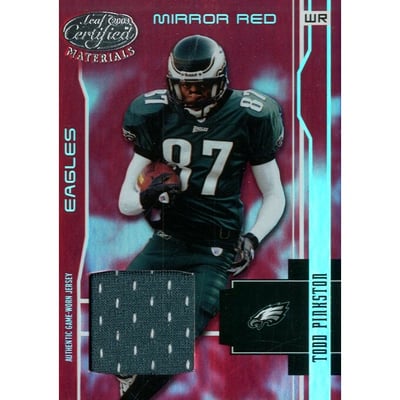 2003 Leaf Certified Materials Mirror Red #100 Todd Pinkston
