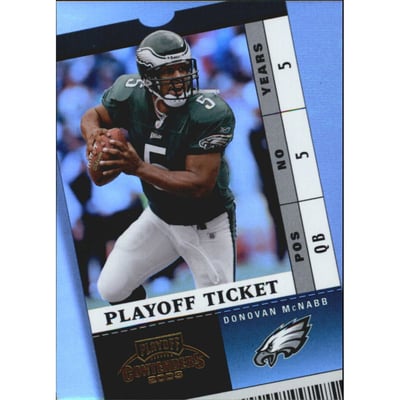 2003 Playoff Contenders Playoff Ticket #7 Donovan McNabb