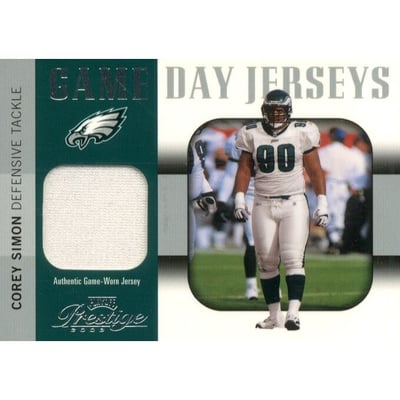 2003 Playoff Prestige Game Day Jerseys #GDJ23 Corey Simon