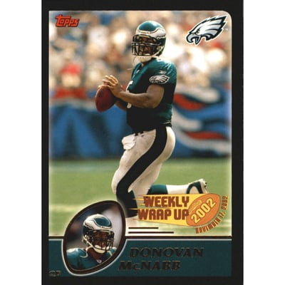 2003 Topps Black #301 Donovan McNabb WW