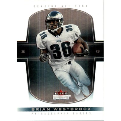 2004 Fleer Genuine Reflections #22 Brian Westbrook