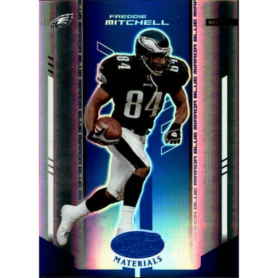 2004 Leaf Certified Materials Mirror Blue #93 Freddie Mitchell