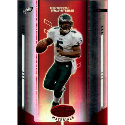 2004 Leaf Certified Materials Mirror Red #92 Donovan McNabb