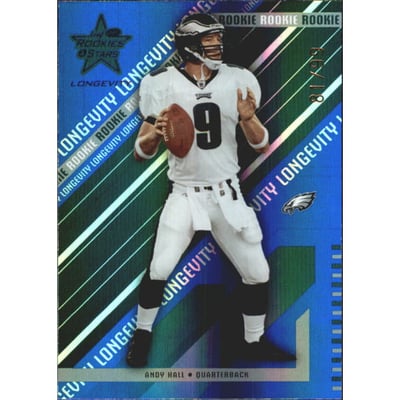 2004 Leaf Rookies and Stars Longevity Sapphire #203 Andy Hall