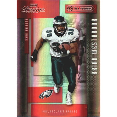 2004 Playoff Prestige Xtra Points Red #109 Brian Westbrook