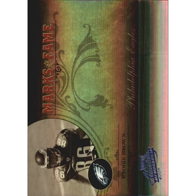 2005 Absolute Memorabilia Marks of Fame Spectrum #23 Reggie Brown