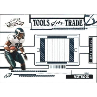 2005 Absolute Memorabilia Tools of the Trade Blue #11 Brian Westbrook