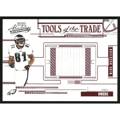 2005 Absolute Memorabilia Tools of the Trade Red #89 Terrell Owens