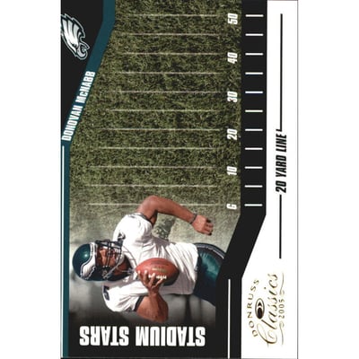 2005 Donruss Classics Stadium Stars 20 Yard Line Gold #SS33 Donovan McNabb