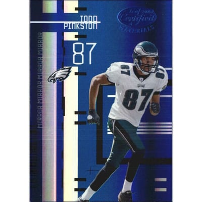 2005 Leaf Certified Materials Mirror Blue #95 Todd Pinkston