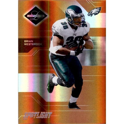 2005 Leaf Limited Bronze Spotlight #74 Brian Westbrook