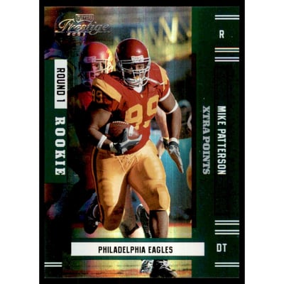 2005 Playoff Prestige Xtra Points Green #224 Mike Patterson
