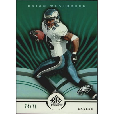 2005 Reflections Green #74 Brian Westbrook