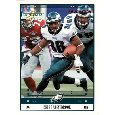 2005 Score Revolution #213 Brian Westbrook