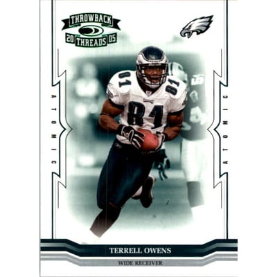 2005 Throwback Threads Green #113 Terrell Owens