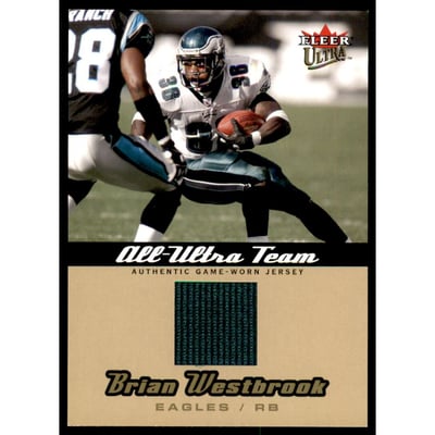 2005 Ultra All-Ultra Team Jerseys Gold #BW Brian Westbrook