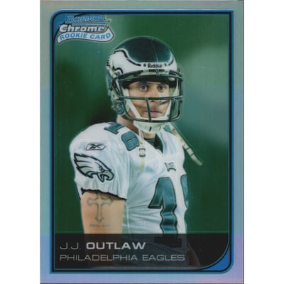 2006 Bowman Chrome Refractors #41 J.J. Outlaw