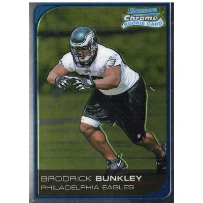 2006 Bowman Chrome Uncirculated Rookies #59 Brodrick Bunkley