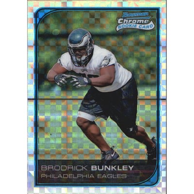2006 Bowman Chrome Xfractors #59 Brodrick Bunkley