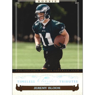 2006 Donruss Classics Timeless Tributes Silver #136 Jeremy Bloom