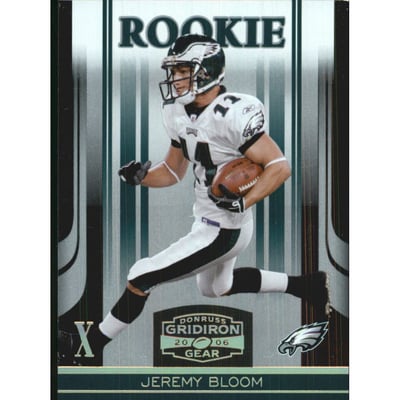 2006 Donruss Gridiron Gear Gold Holofoil O's #159 Jeremy Bloom