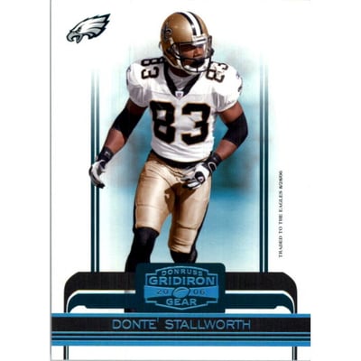 2006 Donruss Gridiron Gear Platinum Holofoil #66 Donte Stallworth
