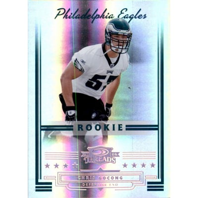 2006 Donruss Threads Bronze Holofoil #225 Chris Gocong