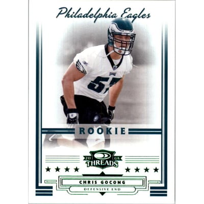 2006 Donruss Threads Retail Green #225 Chris Gocong