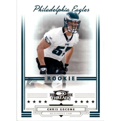 2006 Donruss Threads Retail Pewter #225 Chris Gocong