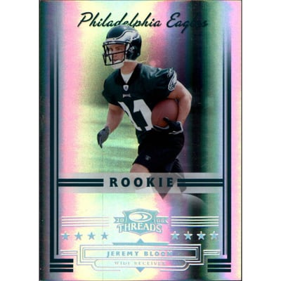 2006 Donruss Threads Silver Holofoil #176 Jeremy Bloom