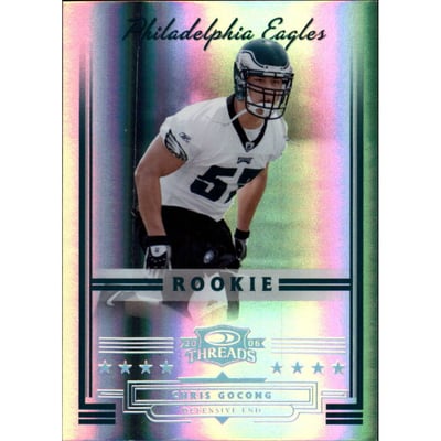 2006 Donruss Threads Silver Holofoil #225 Chris Gocong