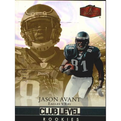 2006 Flair Showcase Gold #172 Jason Avant