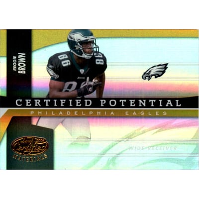 2006 Leaf Certified Materials Certified Potential Hologold #CP15 Reggie Brown