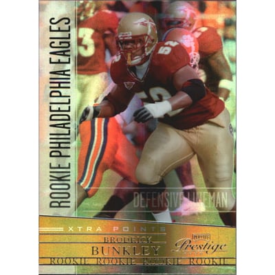 2006 Playoff Prestige Xtra Points Gold #165 Brodrick Bunkley