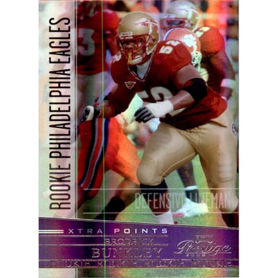 2006 Playoff Prestige Xtra Points Purple #165 Brodrick Bunkley