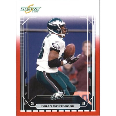 2006 Score Red #205 Brian Westbrook