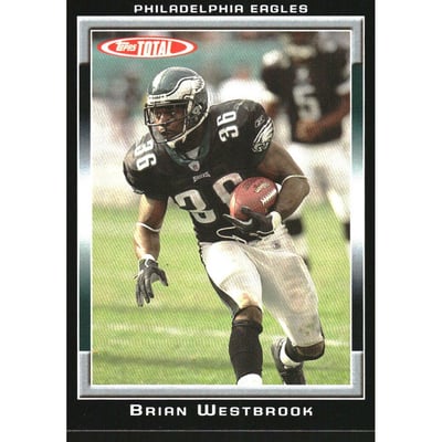 2006 Topps Total Black #367 Brian Westbrook