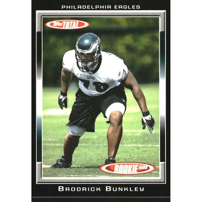 2006 Topps Total Black #463 Brodrick Bunkley