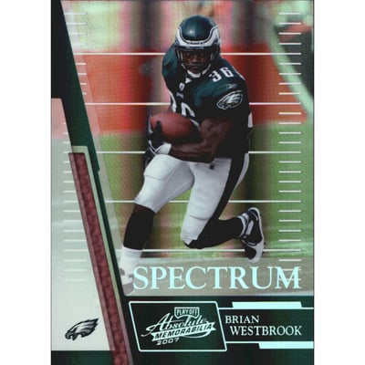 2007 Absolute Memorabilia Spectrum Silver #12 Brian Westbrook