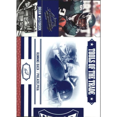 2007 Absolute Memorabilia Tools of the Trade Blue #24 Brian Westbrook