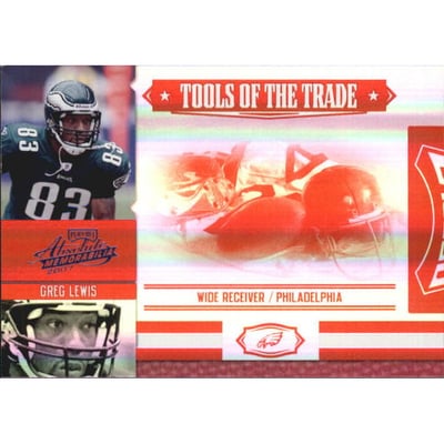 2007 Absolute Memorabilia Tools of the Trade Red Spectrum #65 Greg Lewis