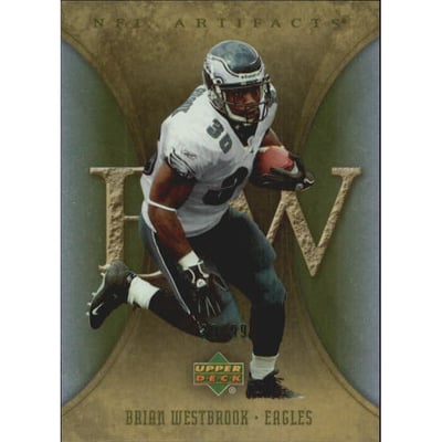 2007 Artifacts Green #77 Brian Westbrook