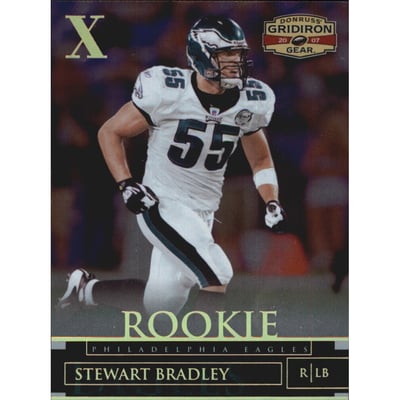 2007 Donruss Gridiron Gear Gold Holofoil X's #188 Stewart Bradley