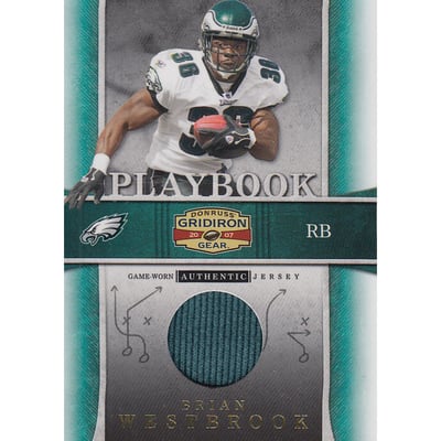 2007 Donruss Gridiron Gear Playbook Jerseys O's #19 Brian Westbrook