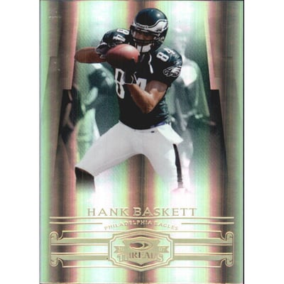 2007 Donruss Threads Gold Holofoil #130 Hank Baskett