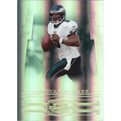 2007 Donruss Threads Gold Holofoil #38 Donovan McNabb