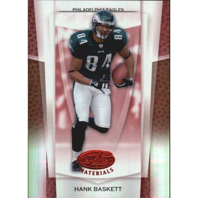 2007 Leaf Certified Materials Mirror Red #15 Hank Baskett