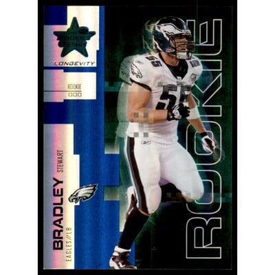 2007 Leaf Rookies and Stars Longevity Sapphire #180 Stewart Bradley