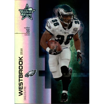 2007 Leaf Rookies and Stars Silver Holofoil #9 Brian Westbrook